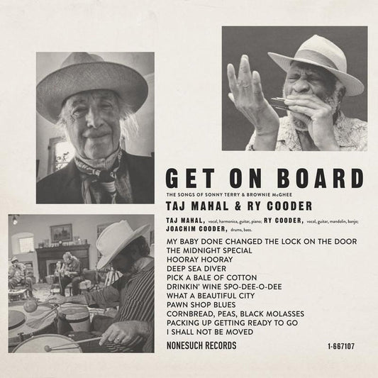 Taj Mahal, Ry Cooder – Get On Board - The Songs Of Sonny Terry & Brownie McGhee