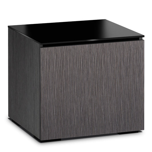 Salamander Chameleon Collection Seattle 217 SE Subwoofer Enclosure AV Cabinet (Gray Oak with Black Glass)
