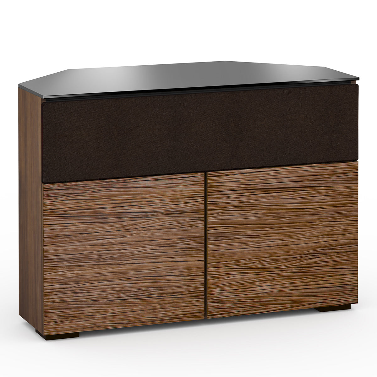 Salamander Chameleon Collection Denver 329 Twin Speaker Integrated Corner Cabinet (Medium Walnut)