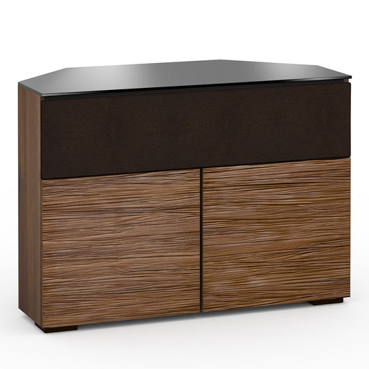 Salamander Chameleon Collection Denver 329 Twin Speaker Integrated Corner Cabinet (Medium Walnut)