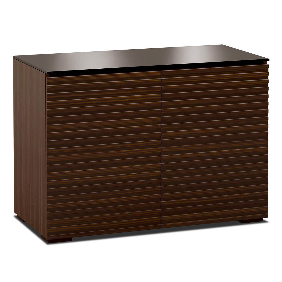 Salamander Chameleon Collection Zurich 323 RM Twin Pro Audio Rack (Horizontal Wood Pattern with Black Glass Top)