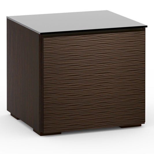 Salamander Chameleon Collection Berlin 217 SE Subwoofer Enclosure AV Cabinet (Textured Wenge with Black Glass Top)