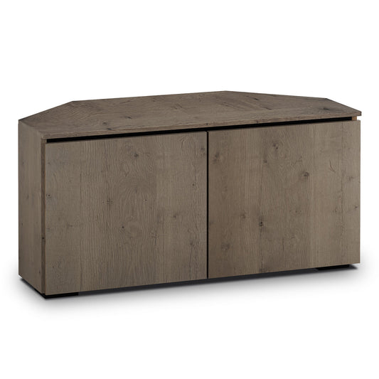 Salamander Chameleon Collection Lancaster 221 Twin Corner AV Cabinet (Rough-Sawn Barnboard Oak)