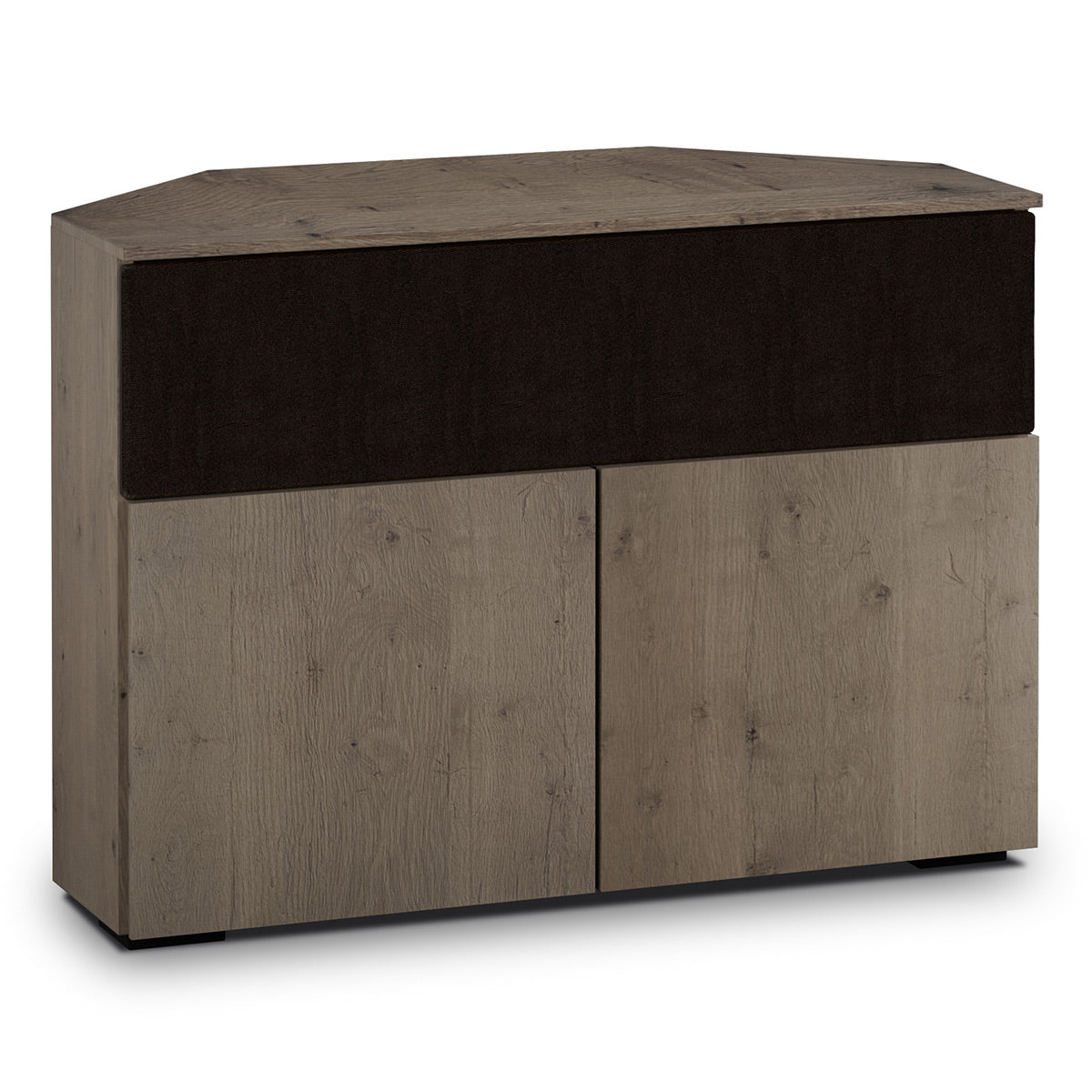 Salamander Chameleon Collection Lancaster 329 Twin Speaker Integrated Corner Cabinet (Rough-Sawn Barnboard Oak)