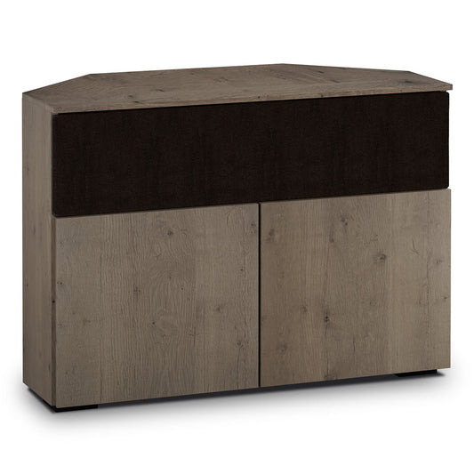 Salamander Chameleon Collection Lancaster 329 Twin Speaker Integrated Corner Cabinet (Rough-Sawn Barnboard Oak)