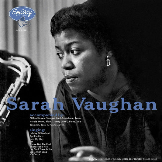 Sarah Vaughan – Sarah Vaughan (180g, Mono, EmArcy, Acoustic Sounds Series)