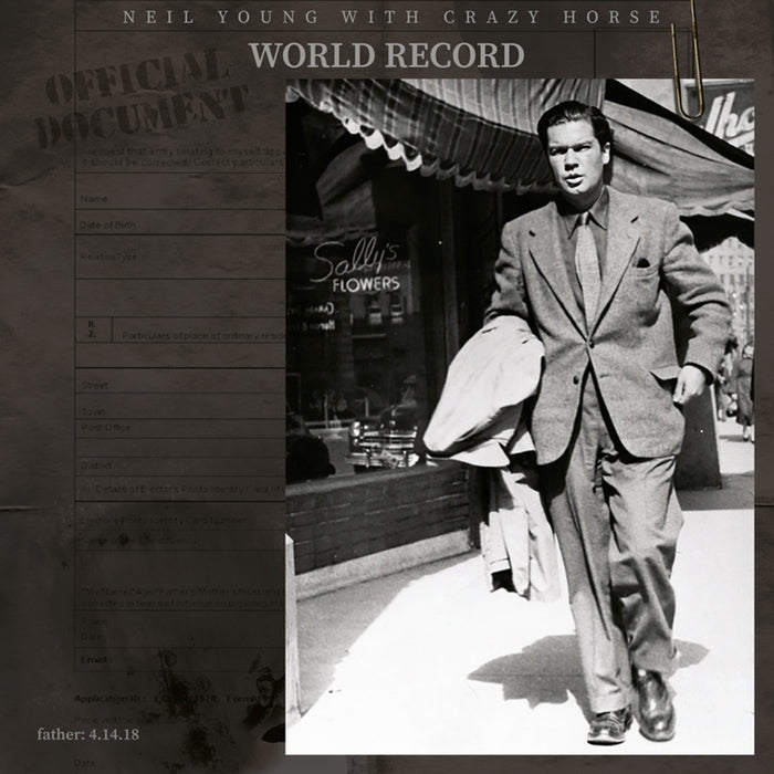 Neil Young, Crazy Horse – World Record (2xLP, Clear vinyl)